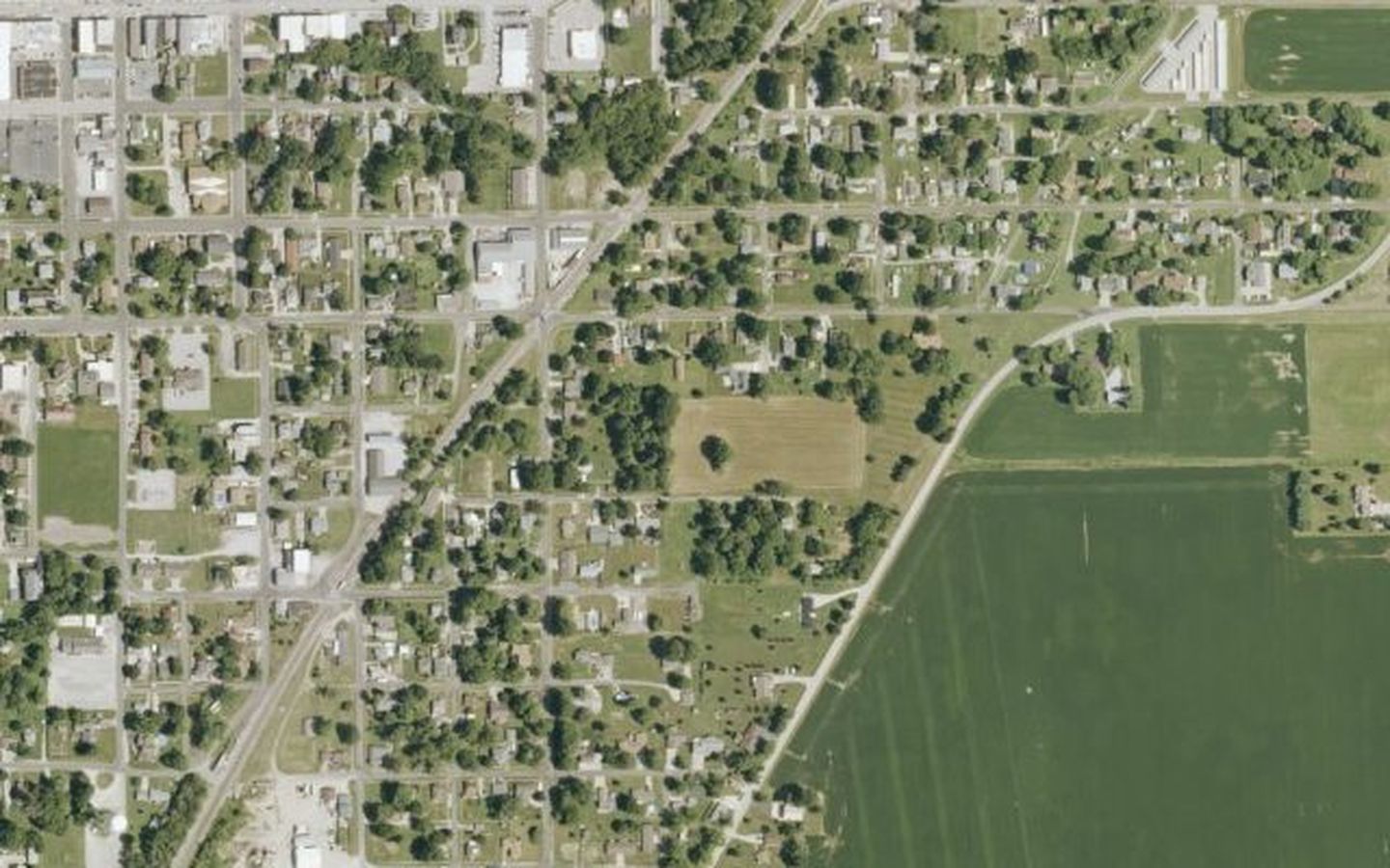 Staunton, IL from above